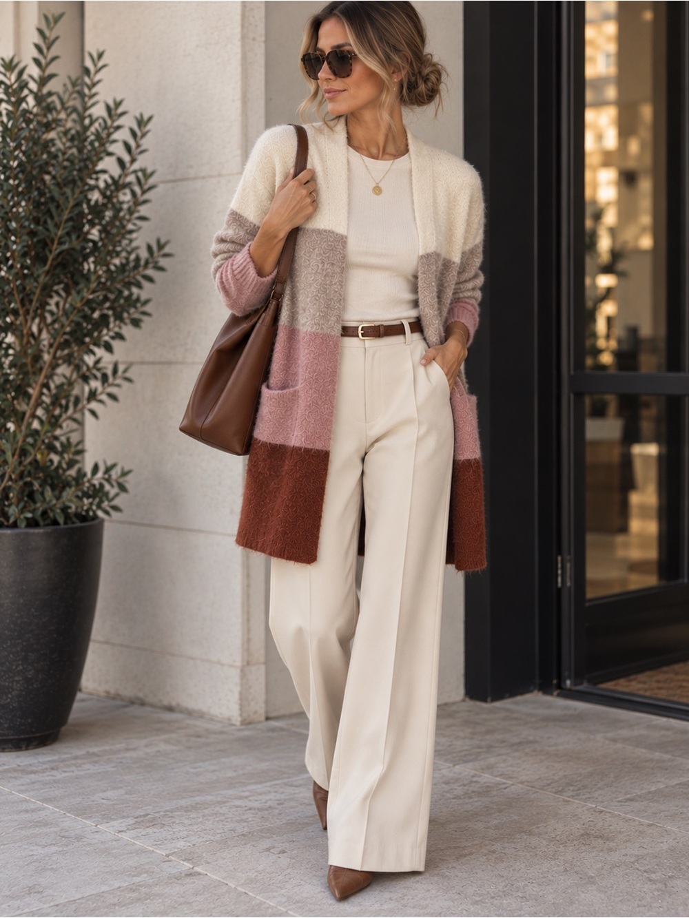 Madewell Wool Blend Oversized Cardigan